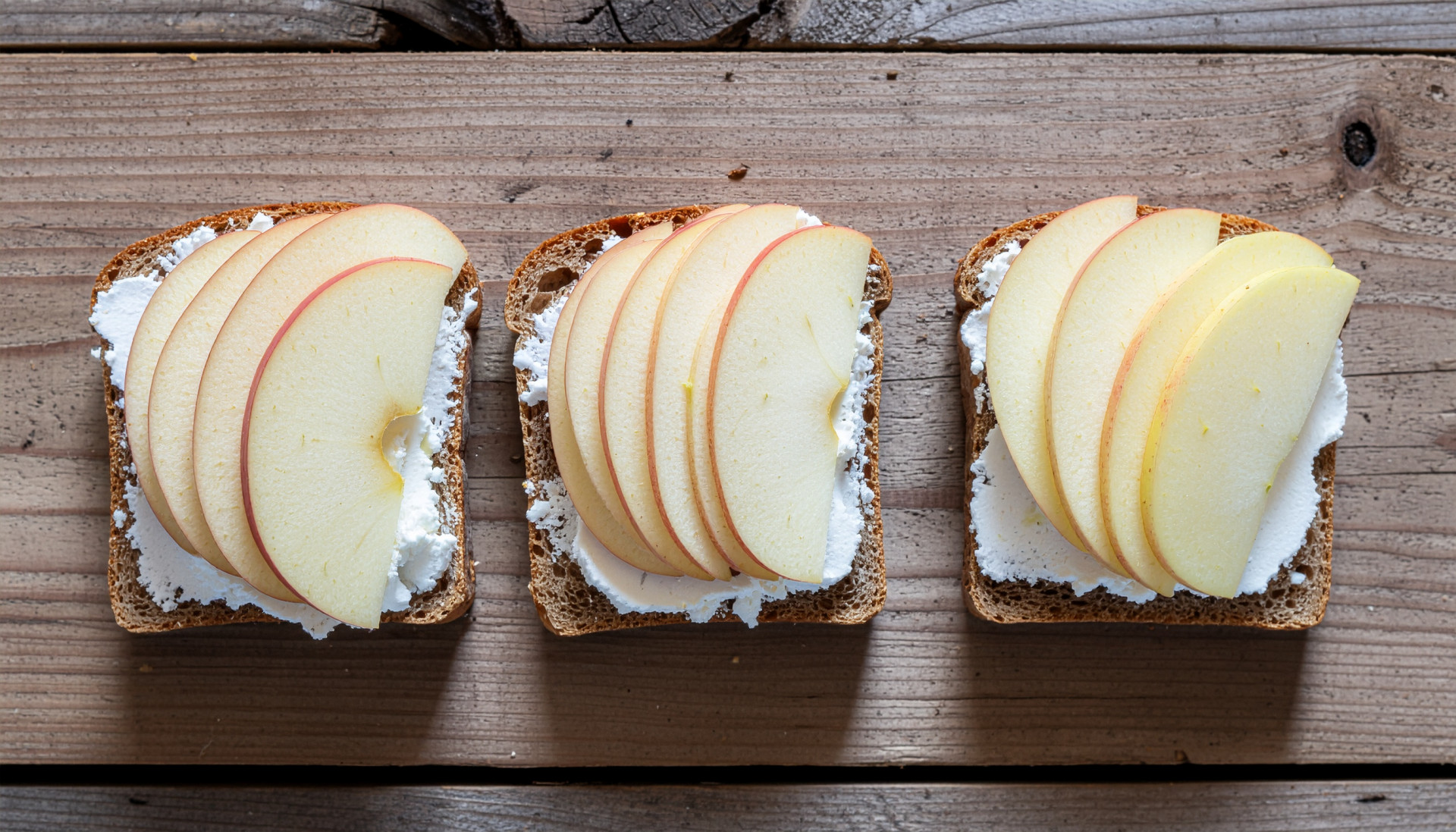 Ricotta Apple Toast