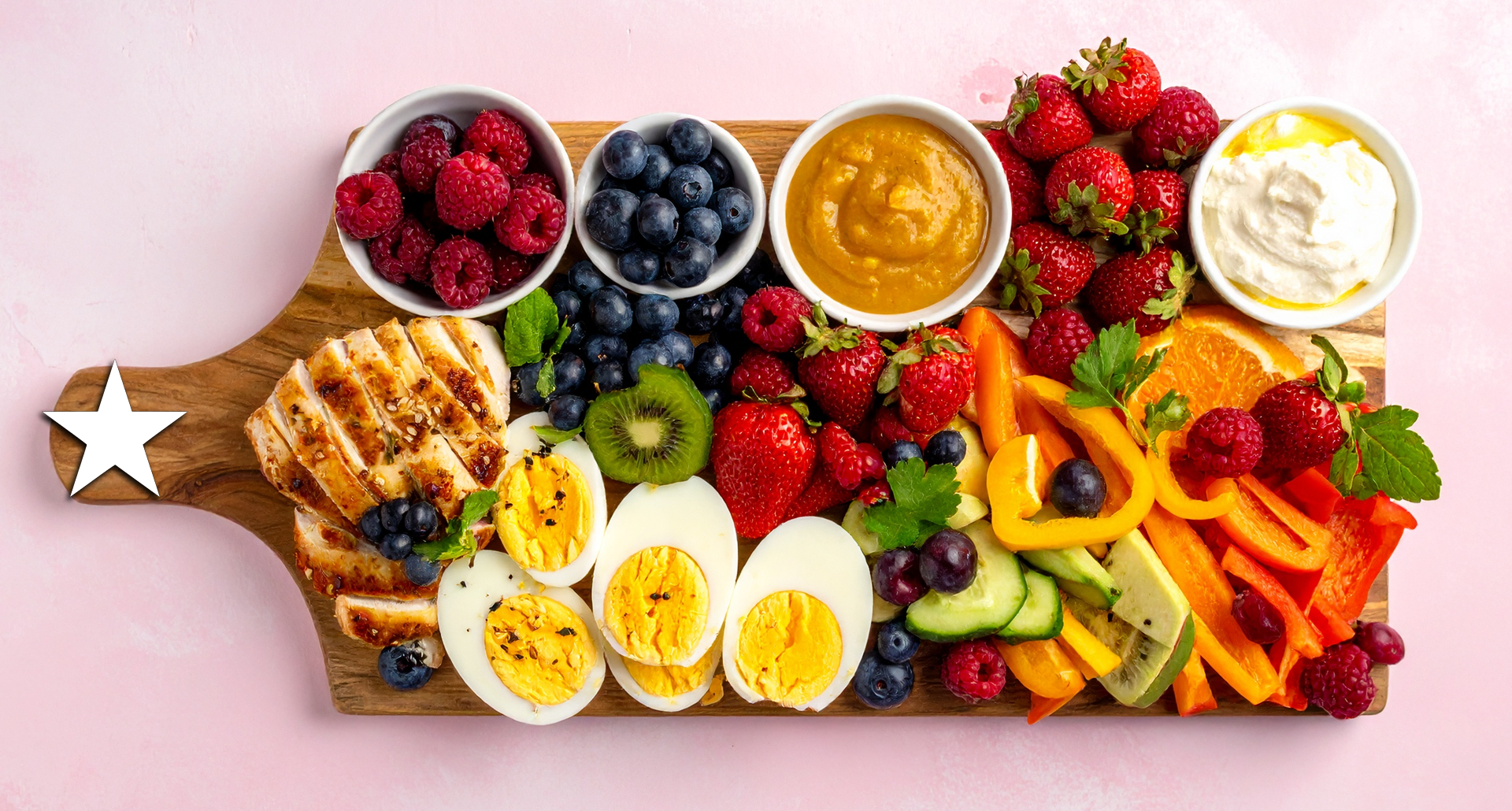 1-Star High-Protein Girl Dinner Boards; No Cook, Just Assemble
