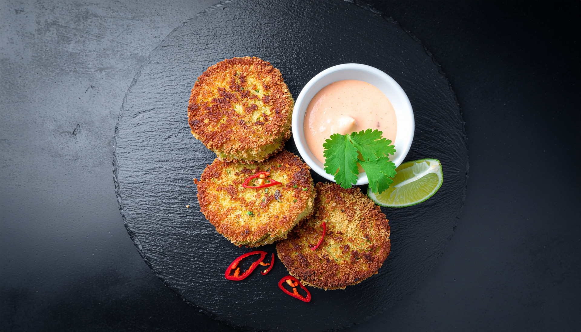 Thai Shrimp Cakes with Chili Aioli