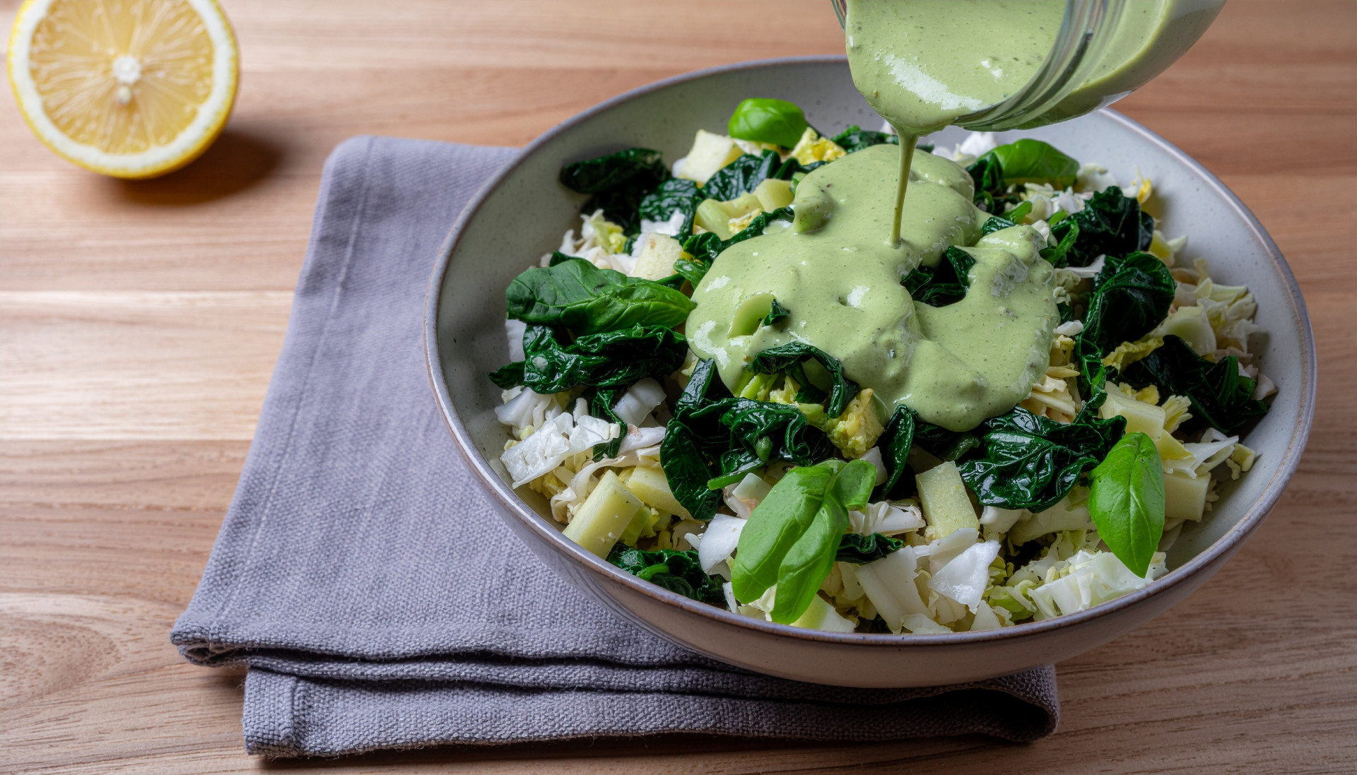 The Best Green Goddess Salad and Dressing