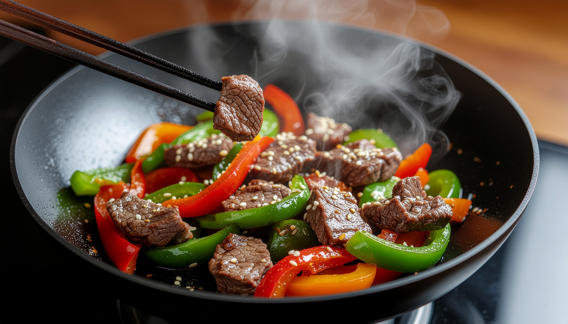 Trending Stir-Fried Beef with Peppers