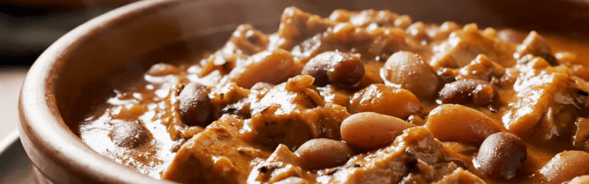 Smoky Turkey & Cocoa-Spiced Bean Rag&ugrave; GIF