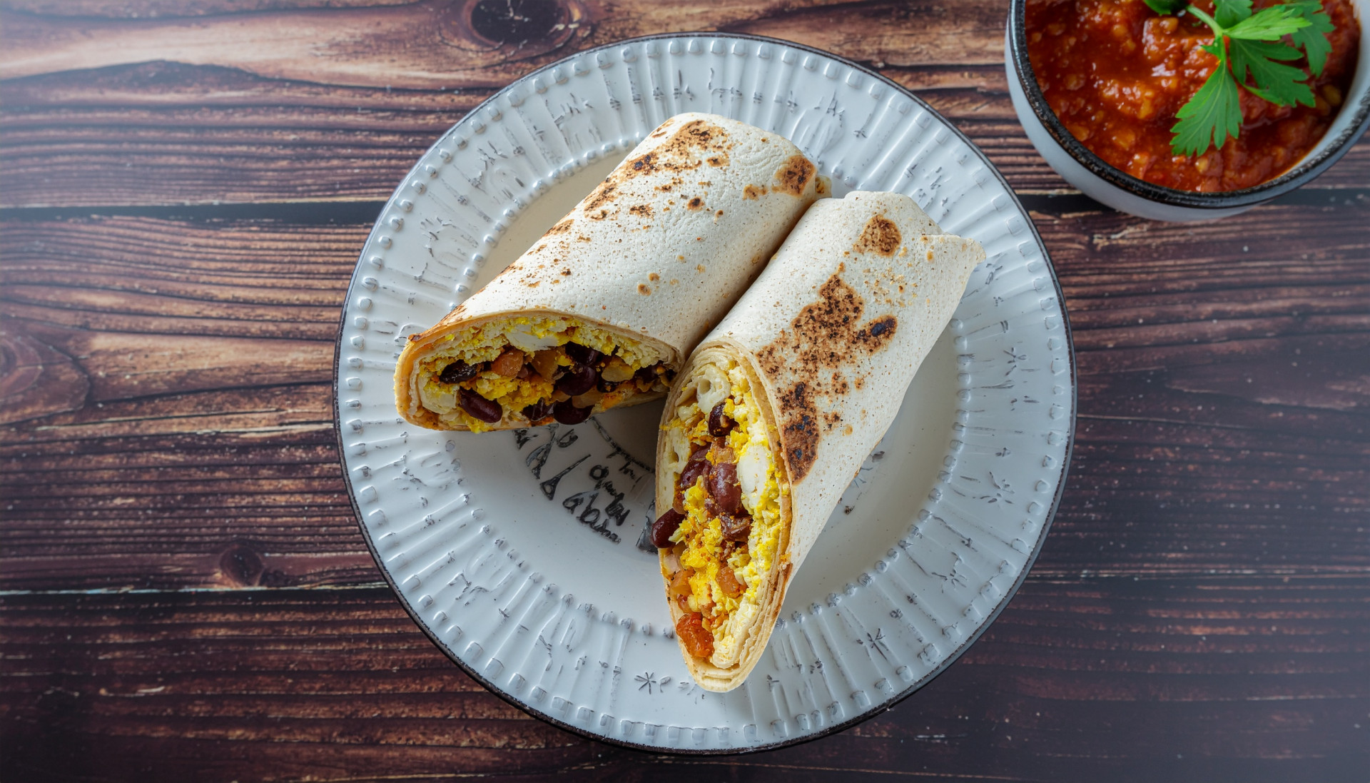 Harissa-Spiced Freezer Breakfast Burritos