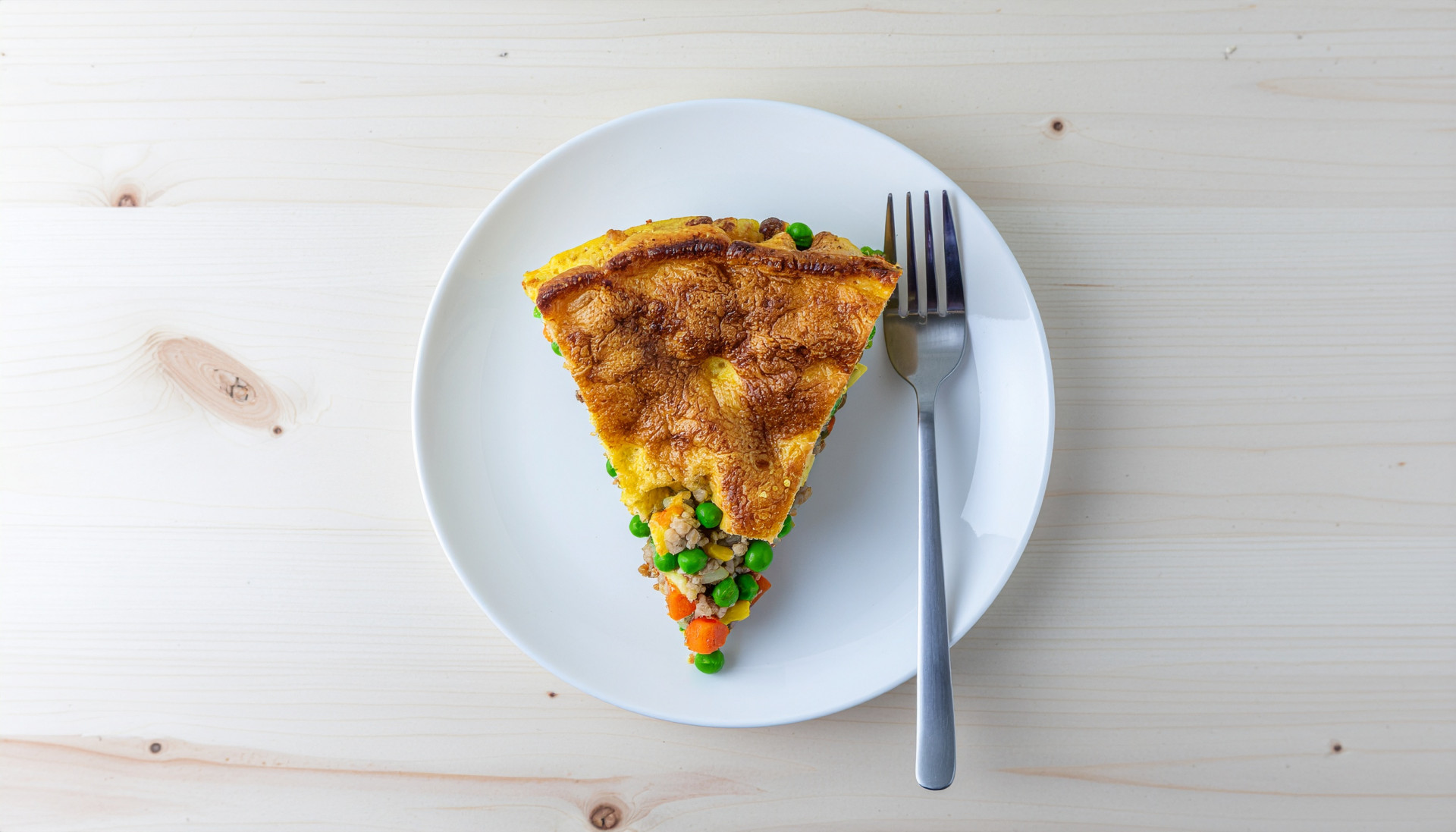 Slice of Breakfast Casserole