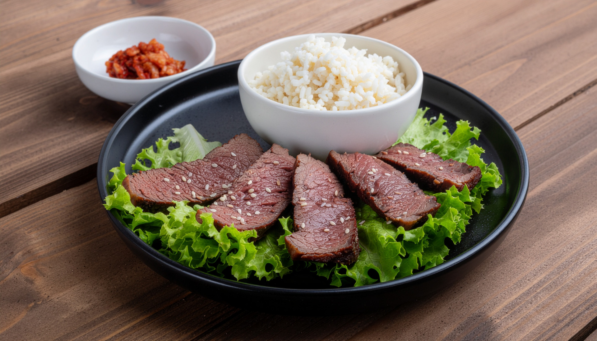 Korean BBQ Inspired Beef Lettuce Wraps