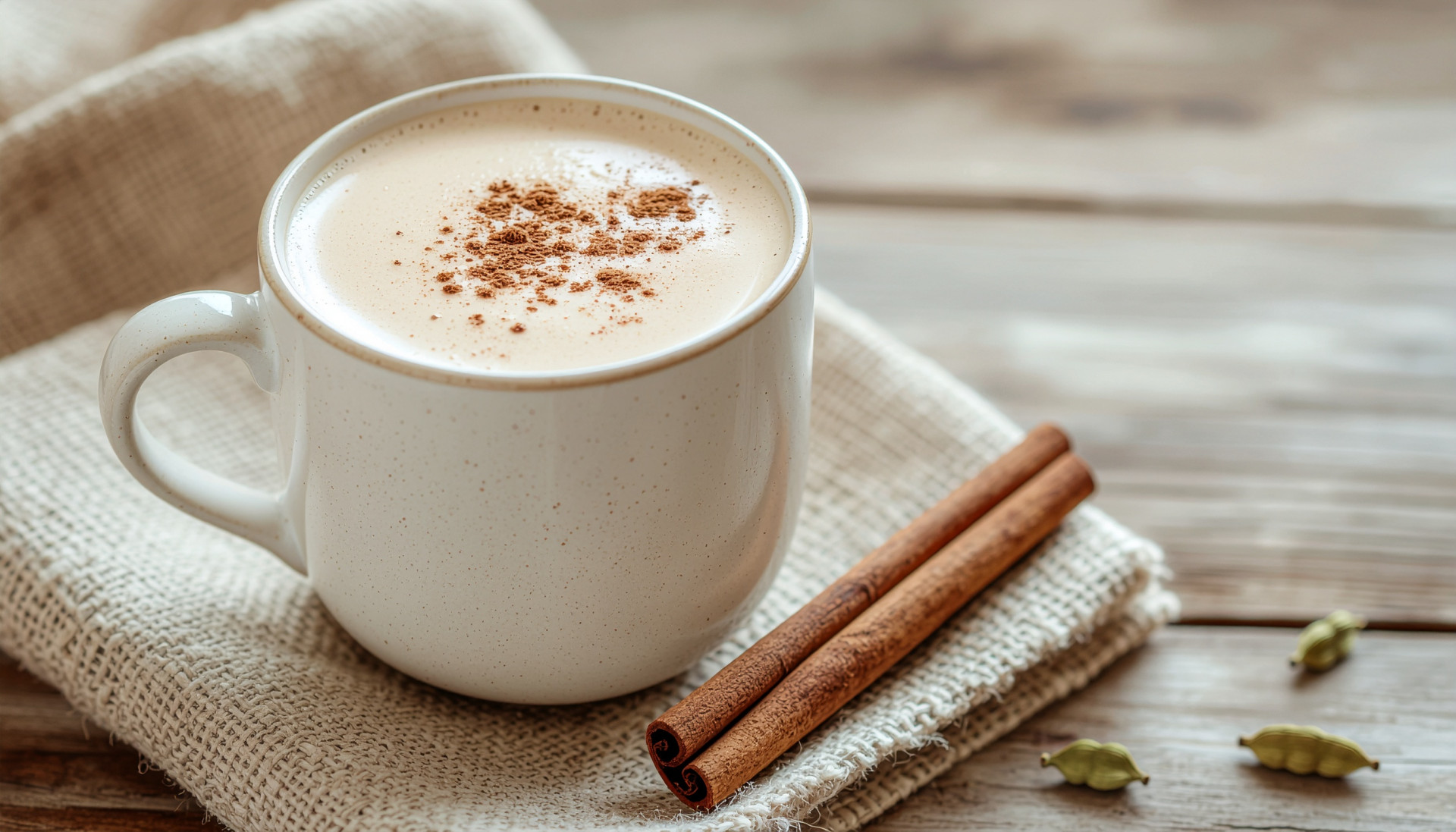 Glass of Spiced Vanilla Chai Shake