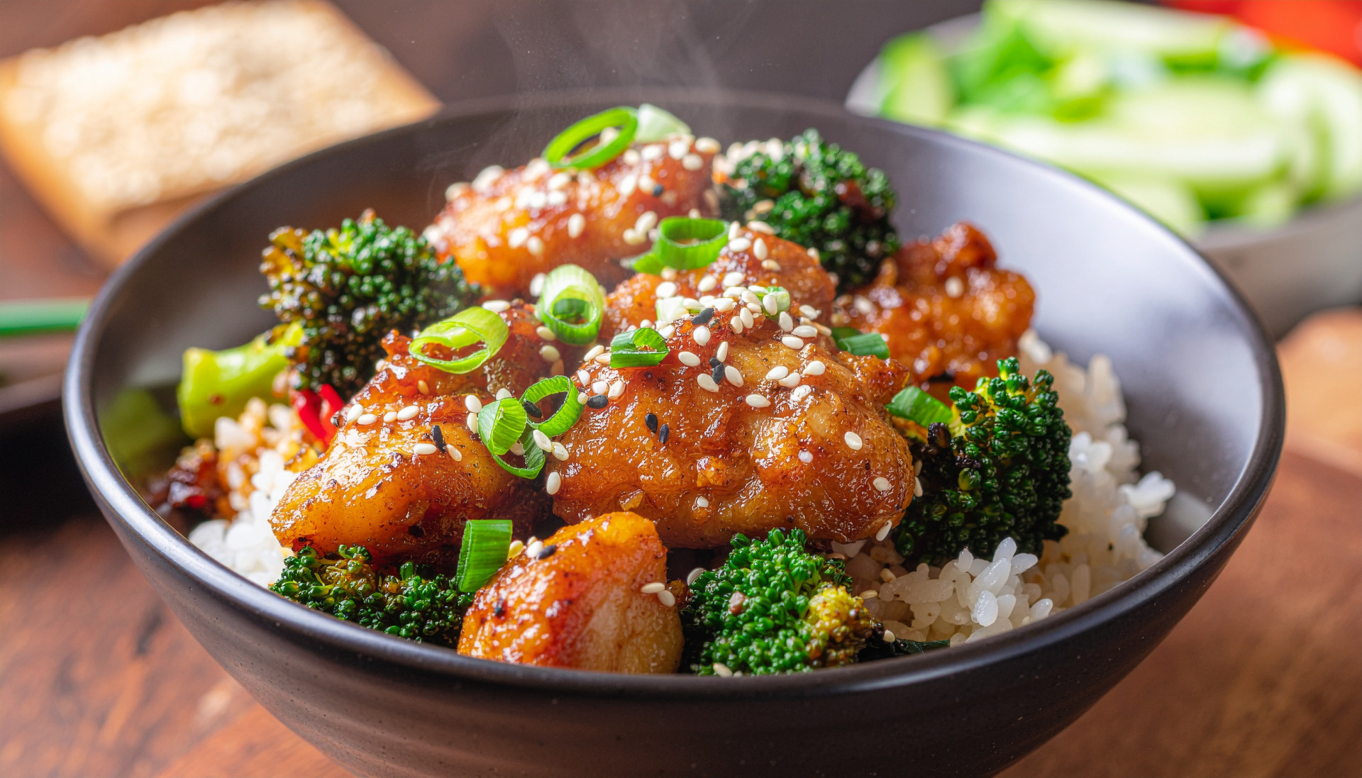 Orange Chicken Bowls