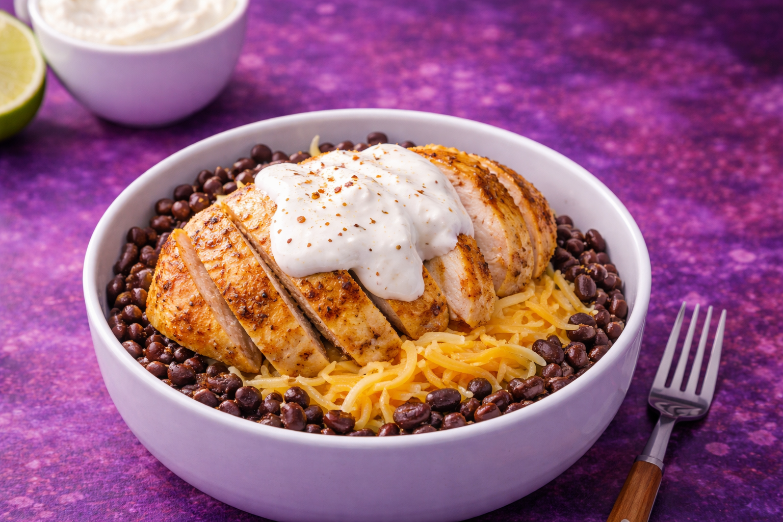 Creamy Greek Yogurt Chicken Bowls