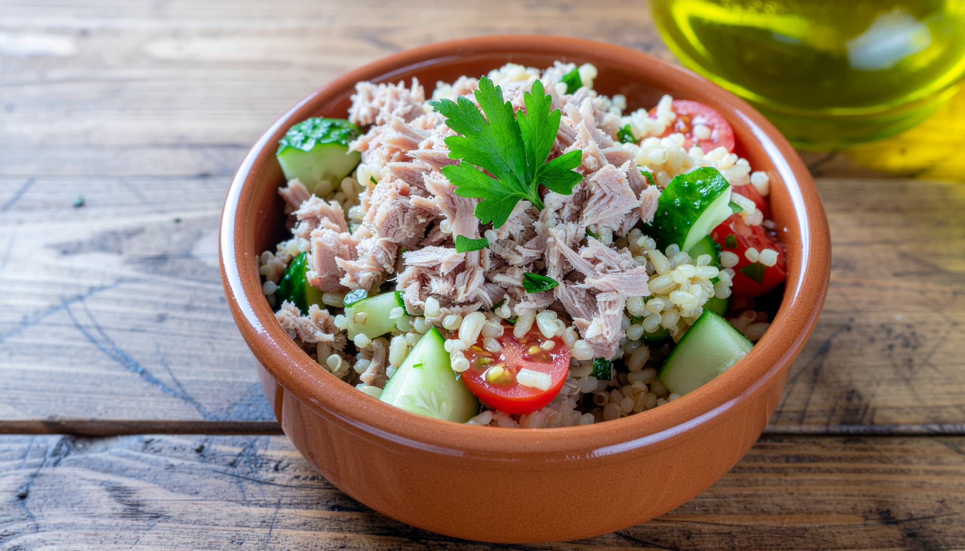 Mediterranean Tuna Grain Bowl