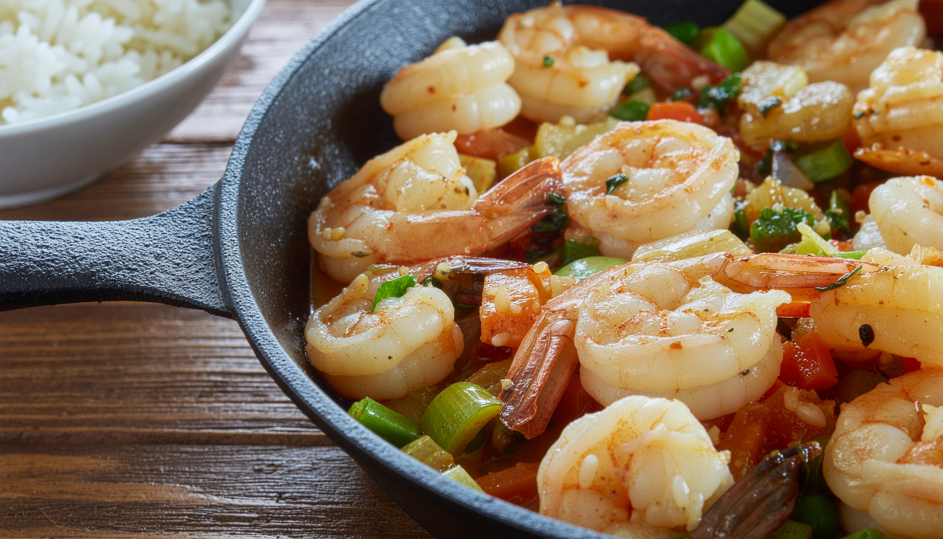 Garlic Shrimp Rice Bowl