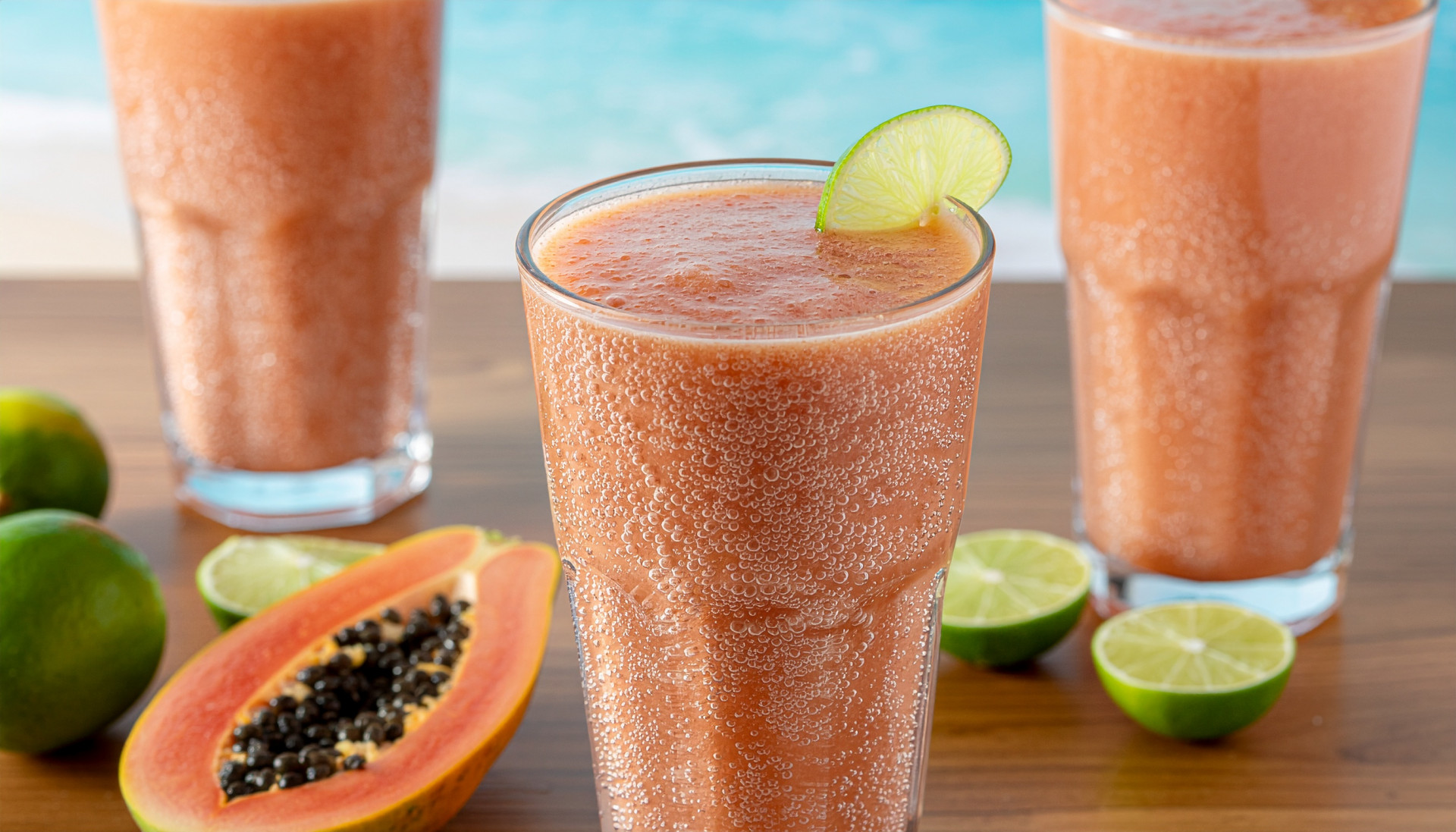 Gatorade-Inspired Papaya Limeade