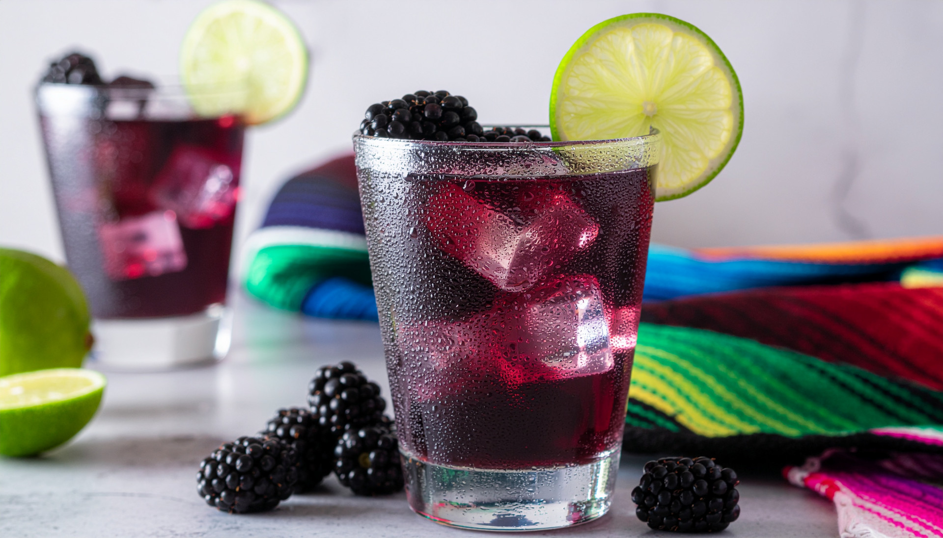 Gatorade-Inspired Blackberry Margarita (Non-Alcoholic)