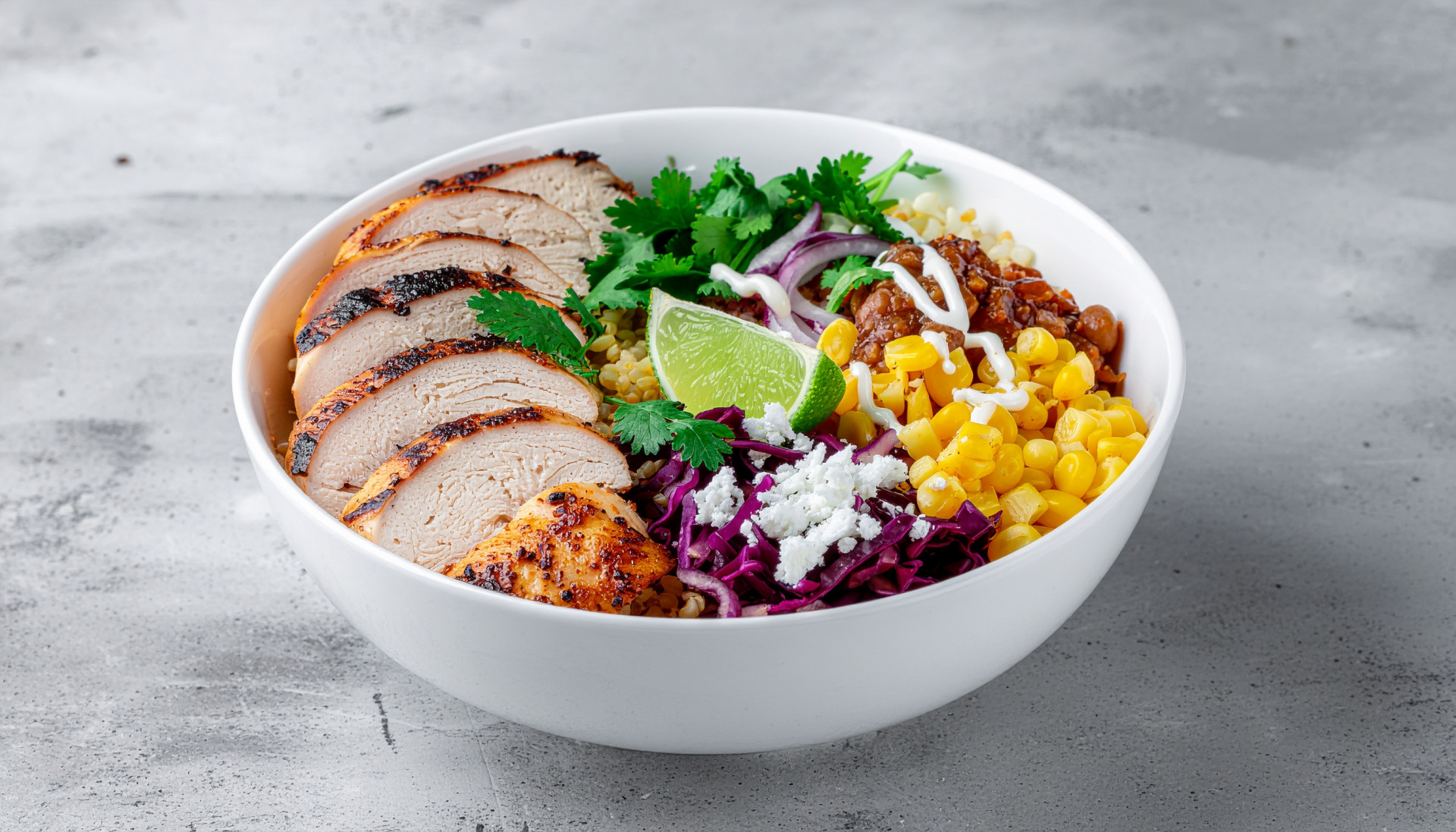 Healthy Elote Chicken & Quinoa Street Bowl