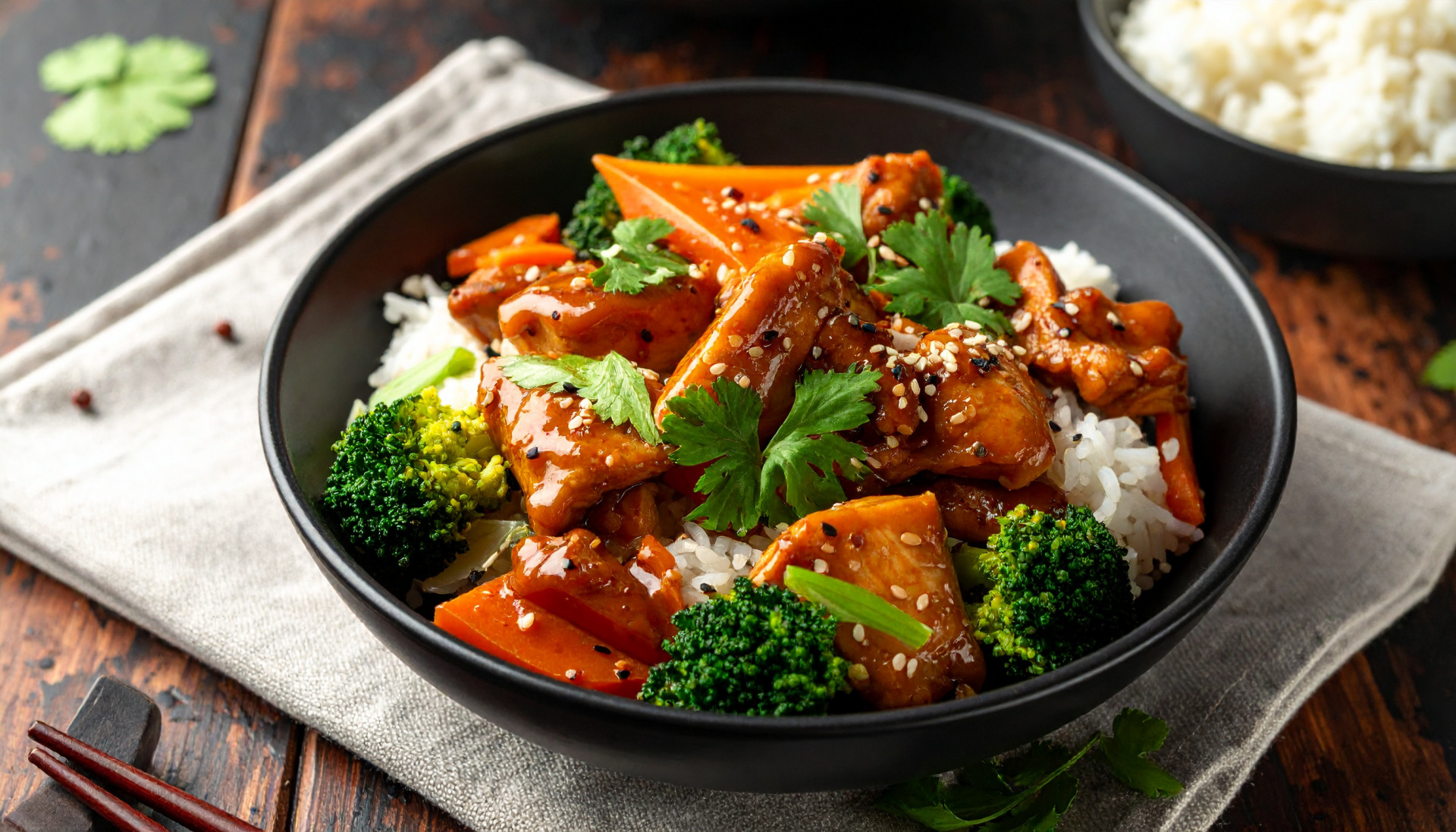Sticky Chicken Stir Fry