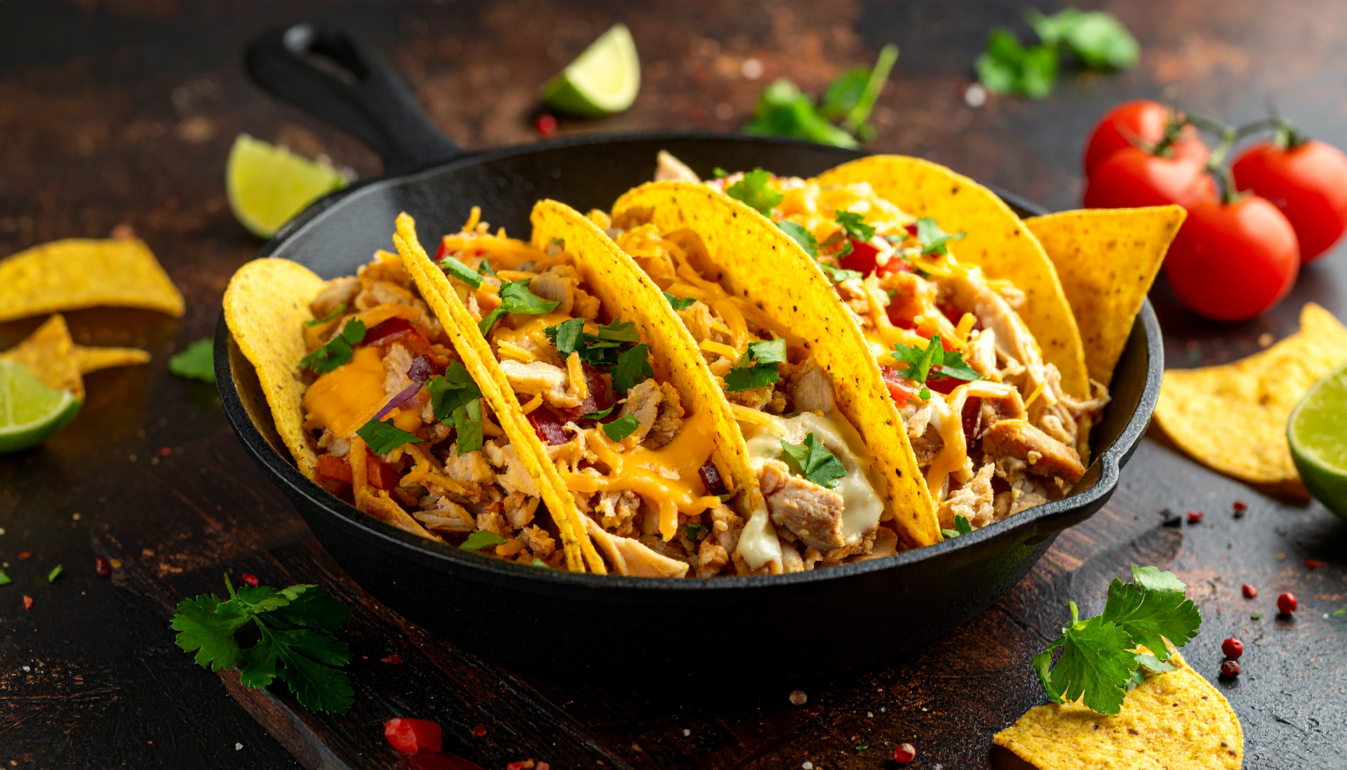 Cheesy Turkey Taco Skillet