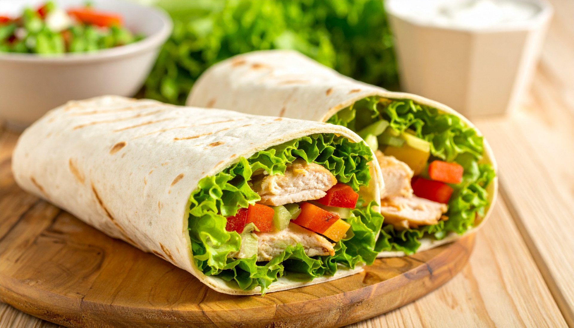 Simple Chicken Wrap