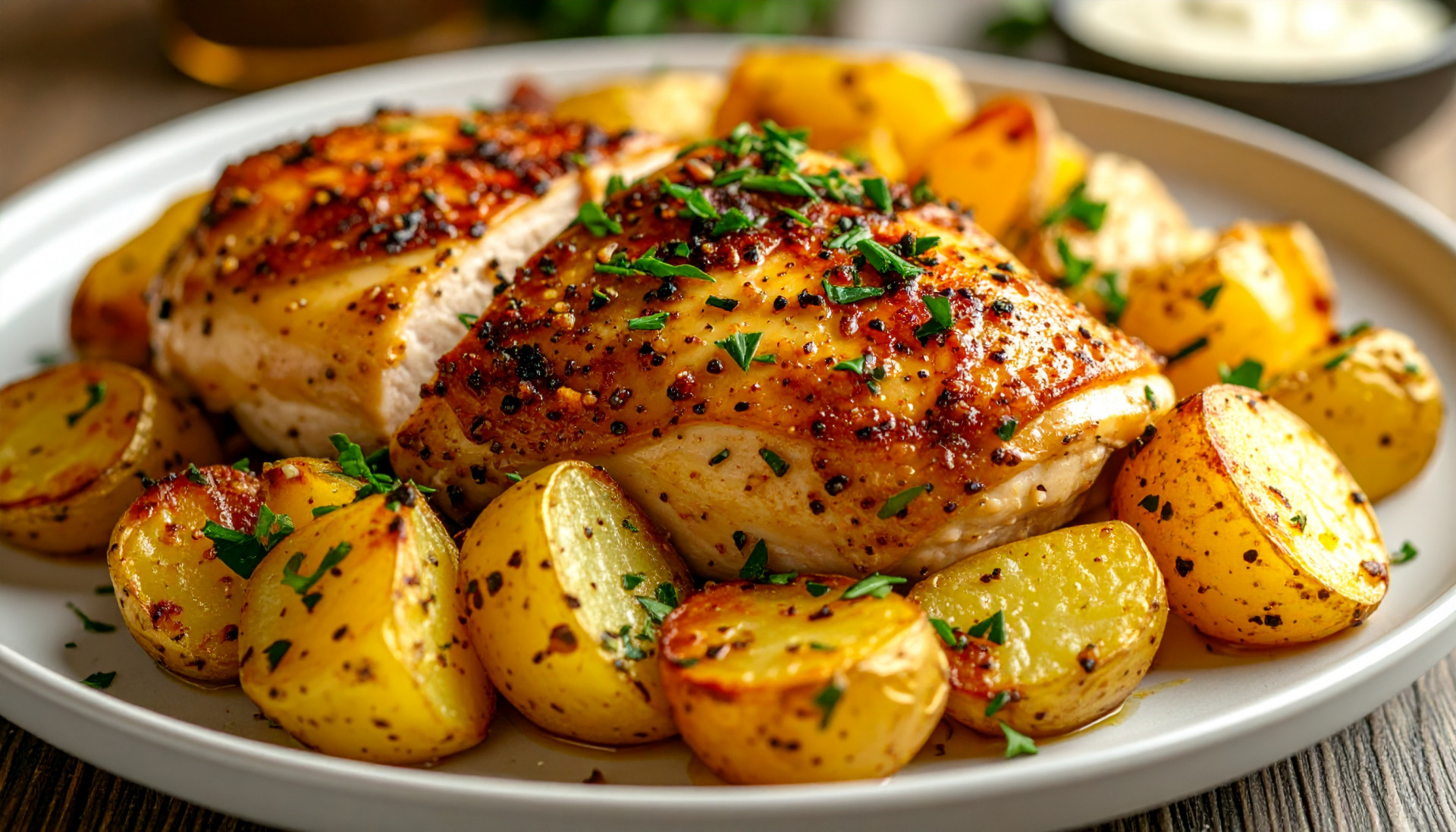 Chicken Potato Plate