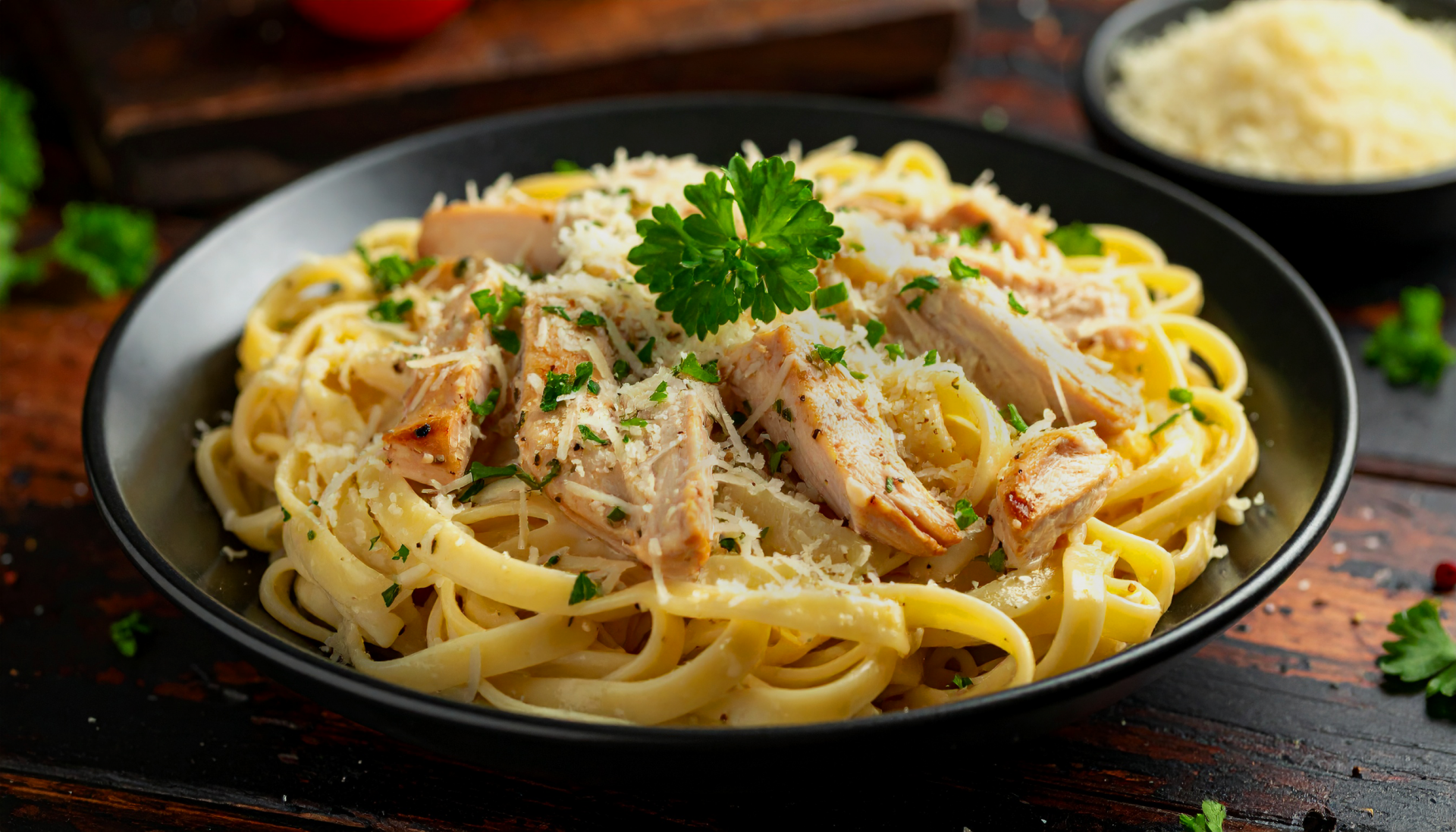 Creamy Garlic Parmesan Chicken Pasta