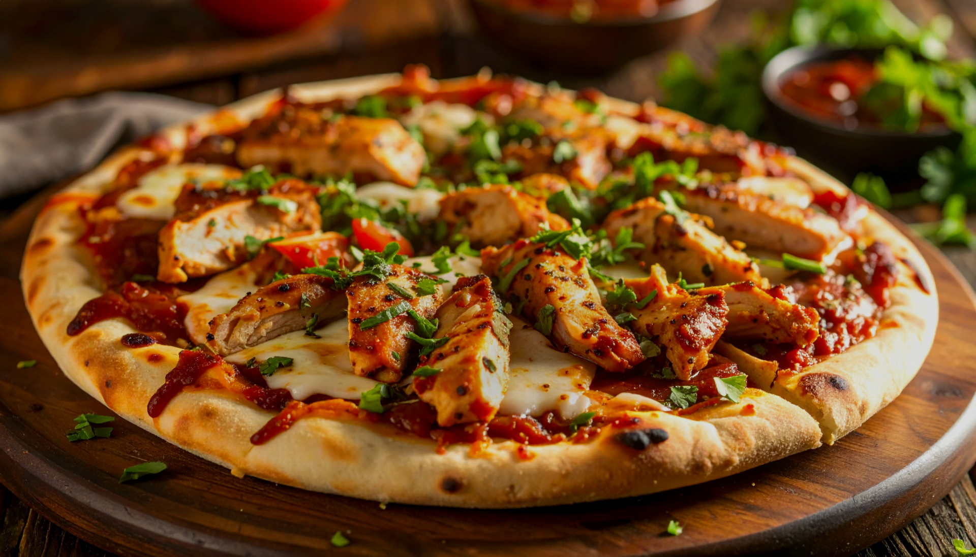 BBQ Chicken Flatbread Pizza in Less Than 20 Minutes