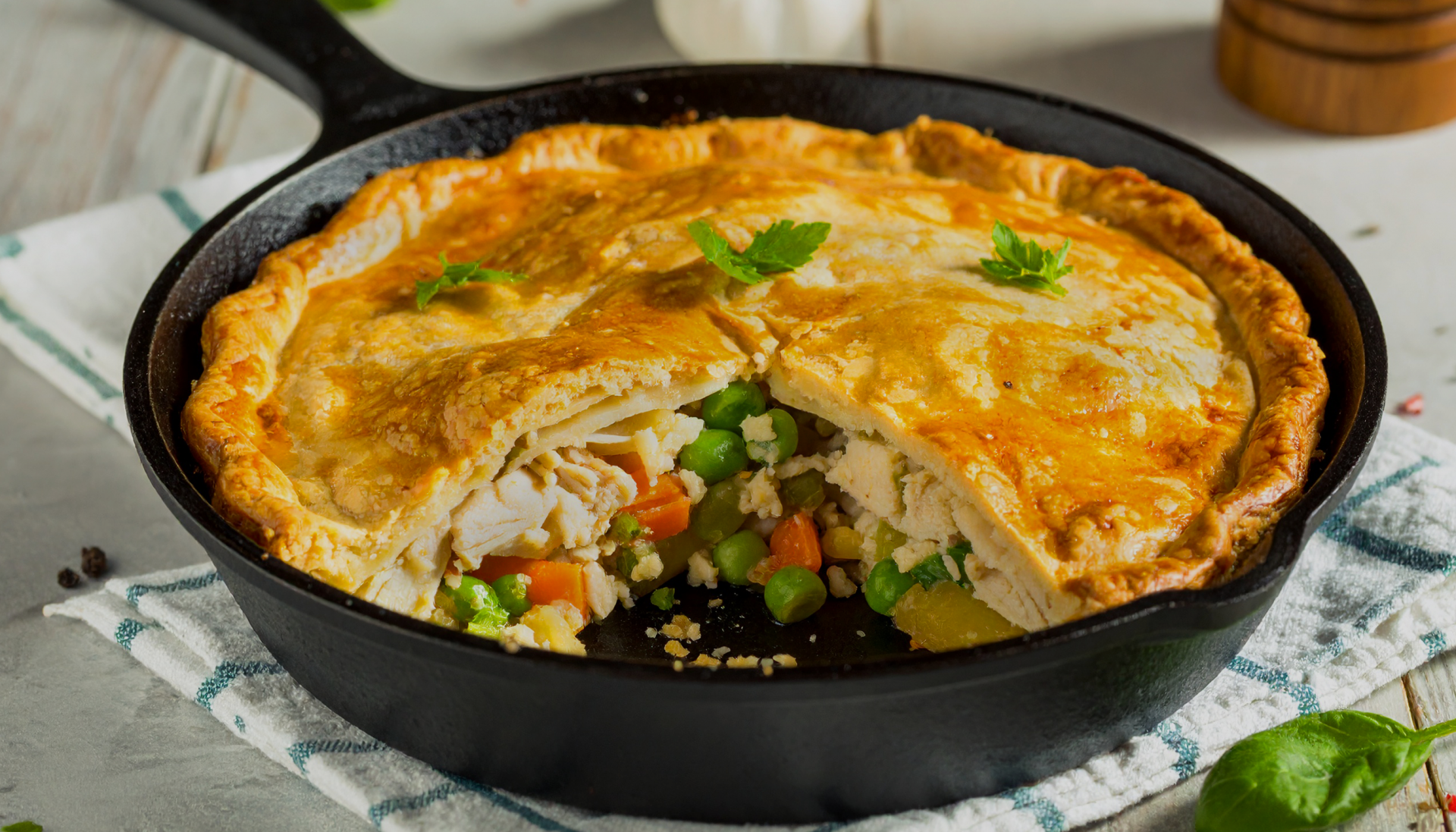 Chicken Pot Pie Skillet (Shortcut Version)