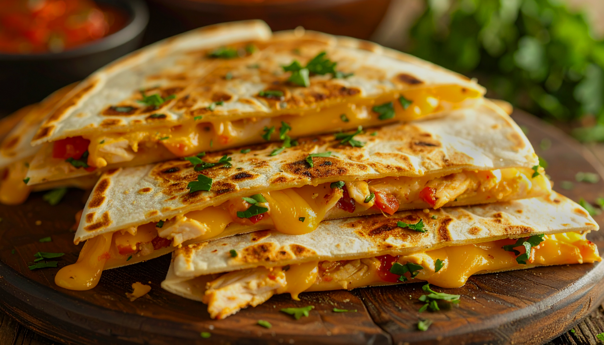 Simple Cheesy Chicken Quesadillas (Crispy Style) in 15 Minutes