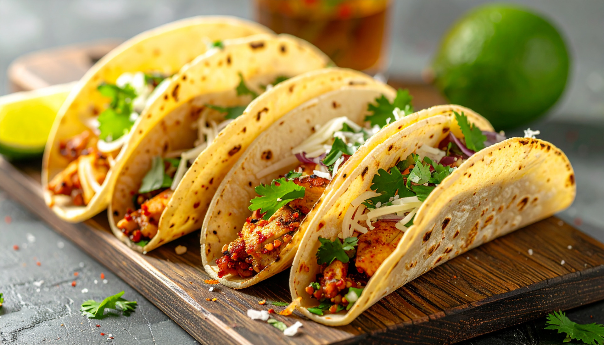 Chipotle Lime Chicken Tacos