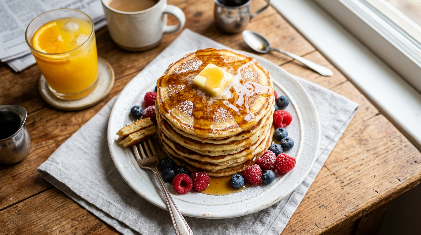 The Perfect Buttermilk Pancakes