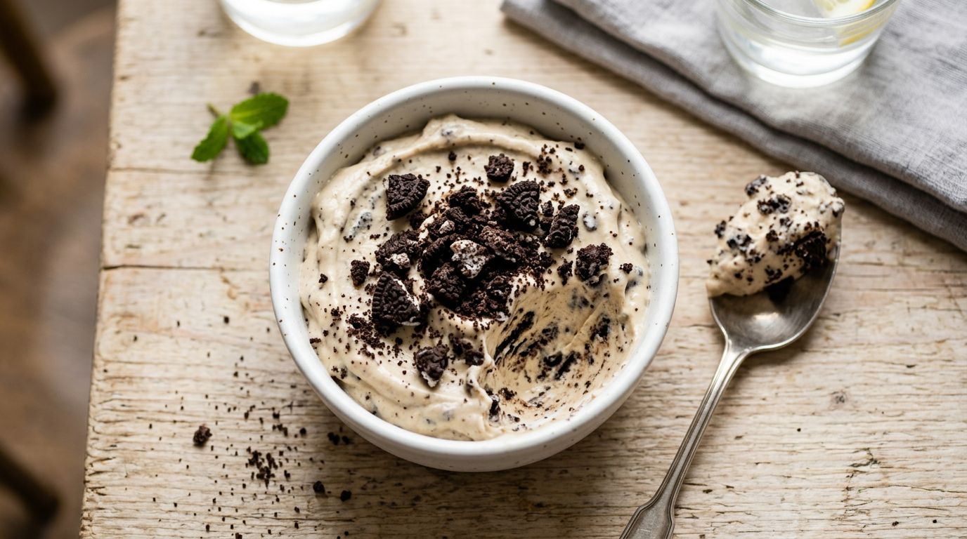 Easy Protein Oreo Cheesecake