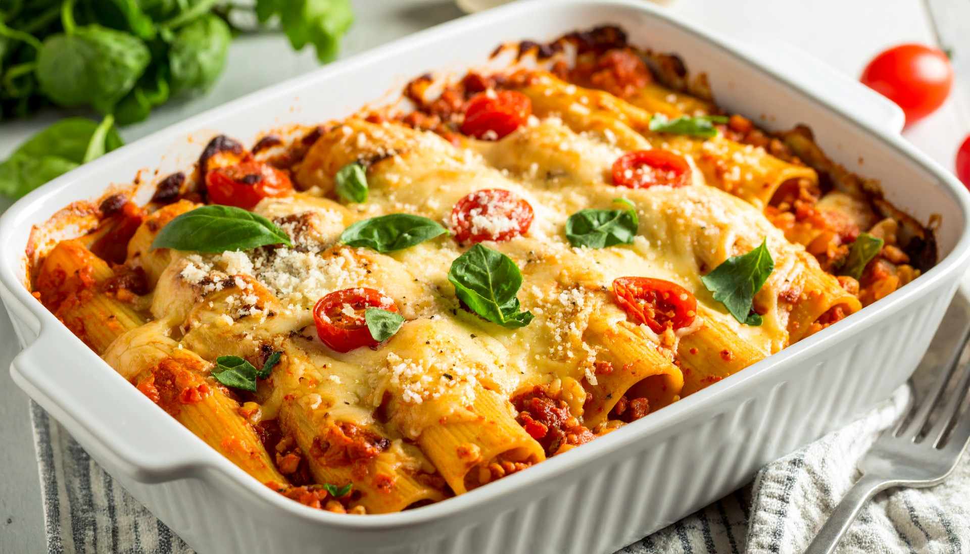 Healthy Baked Ziti