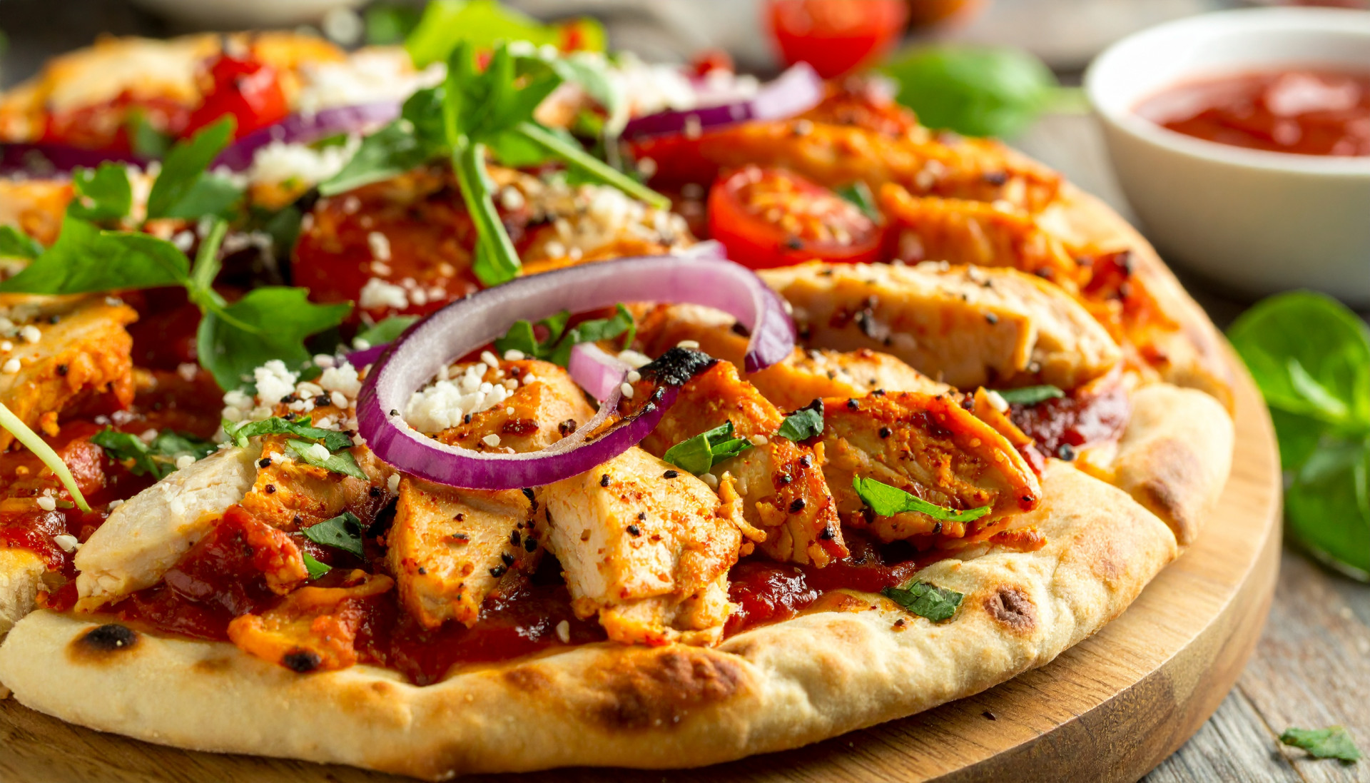 BBQ Chicken Flatbread Pizza