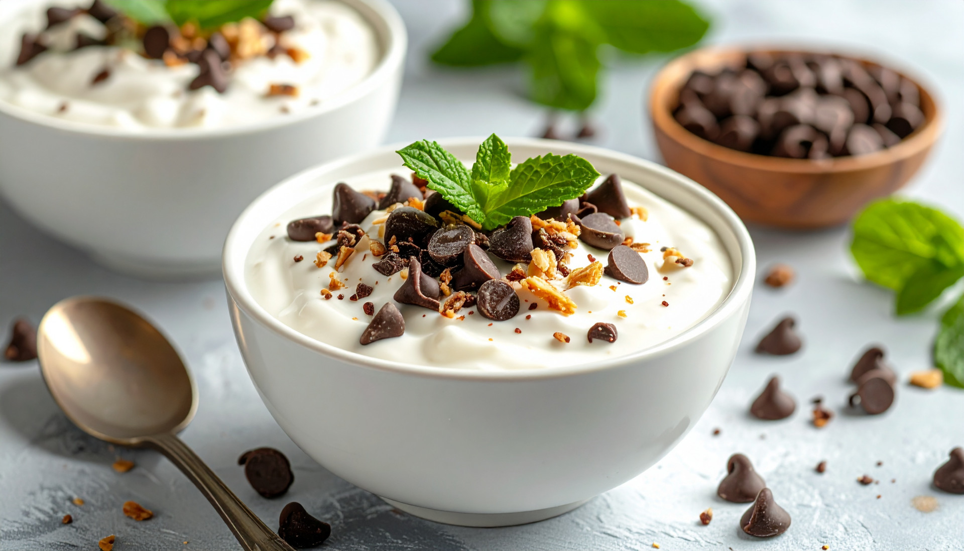 Chocolate Chip Protein Yogurt Bowl