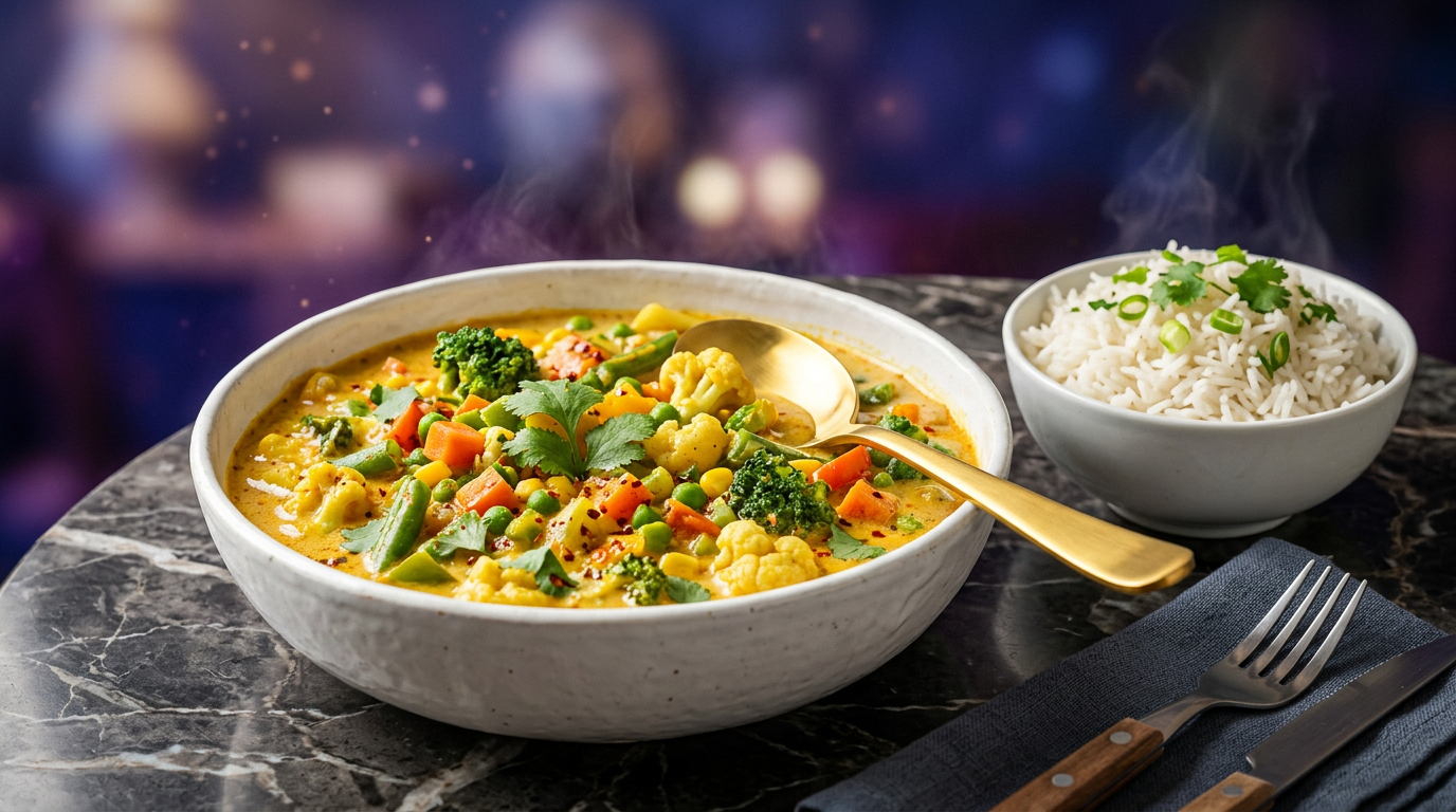 15-Minute Vegetable Curry