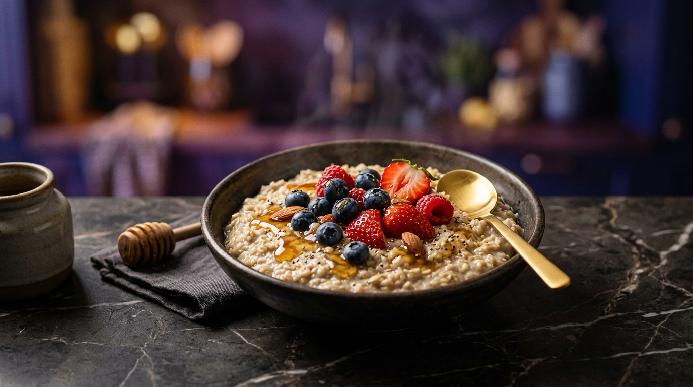 Creamy Oatmeal with Berries