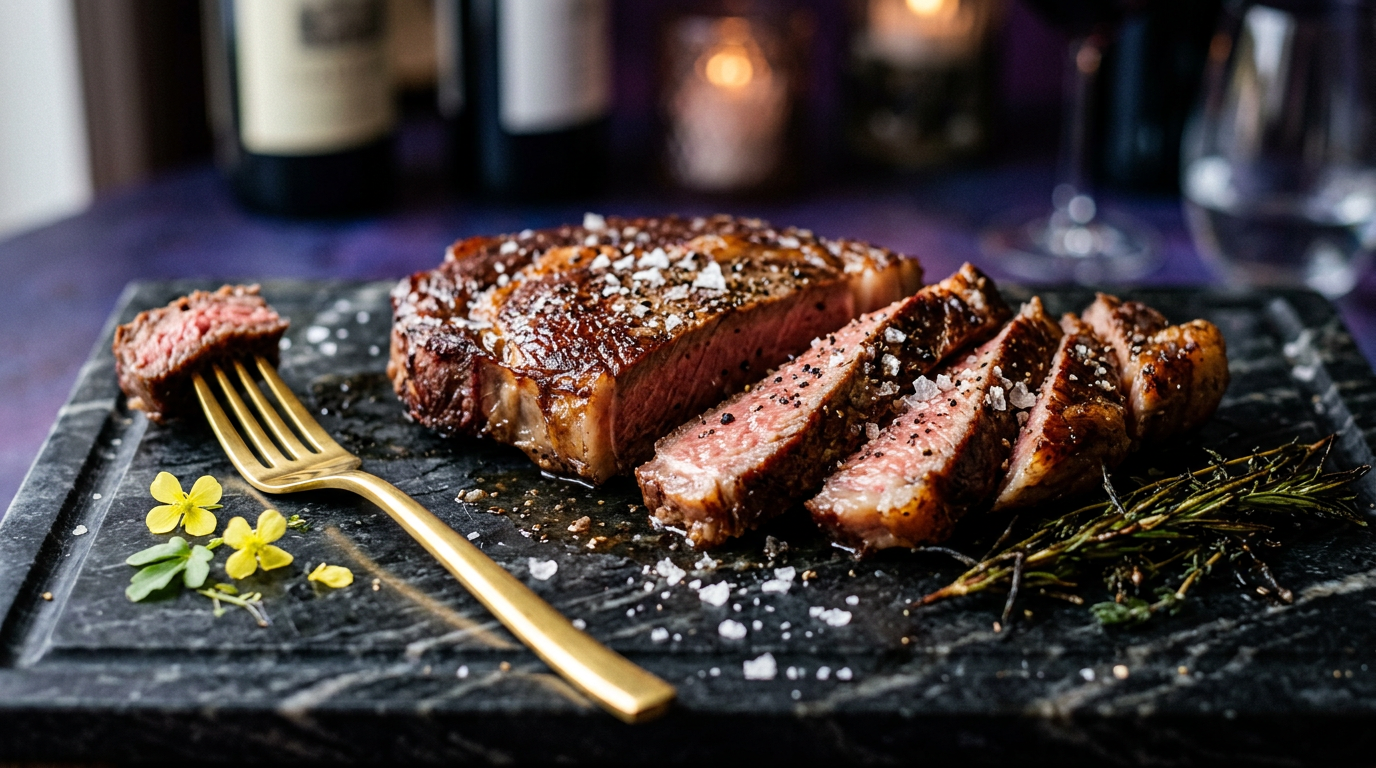 Salt Crusted Steak