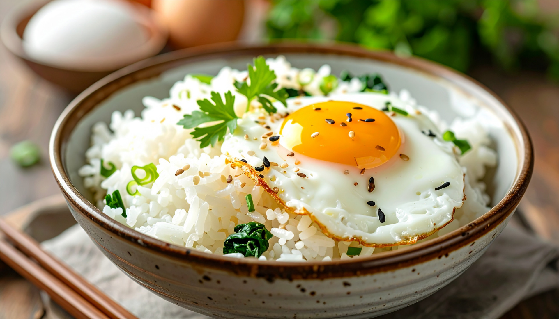 Egg Rice Savory Bowl