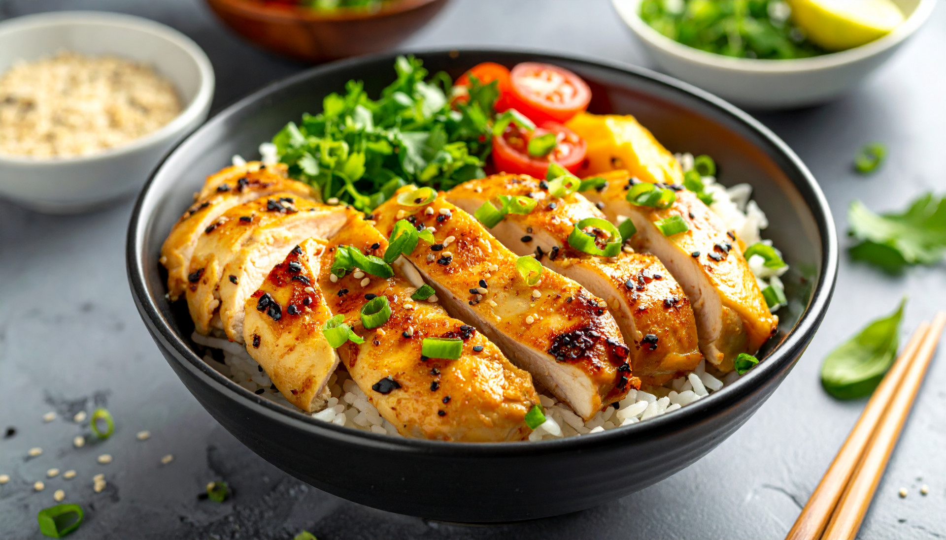 Golden Chicken Rice Bowl