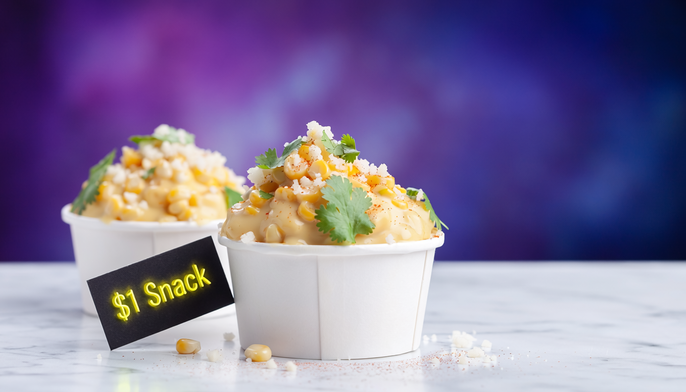$1 Snack: Loaded Street Corn Cups