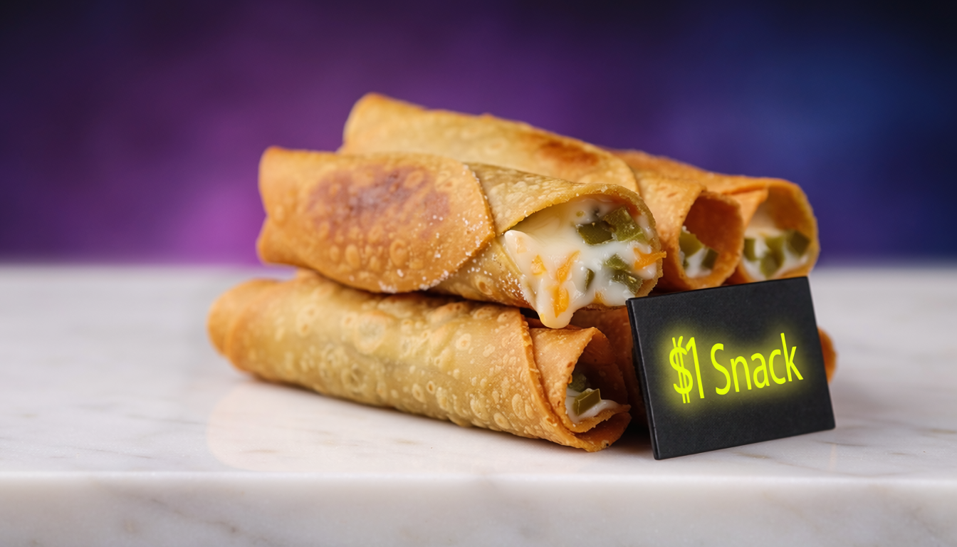 $1 Snack: Crispy Jalapeño Popper Taquitos