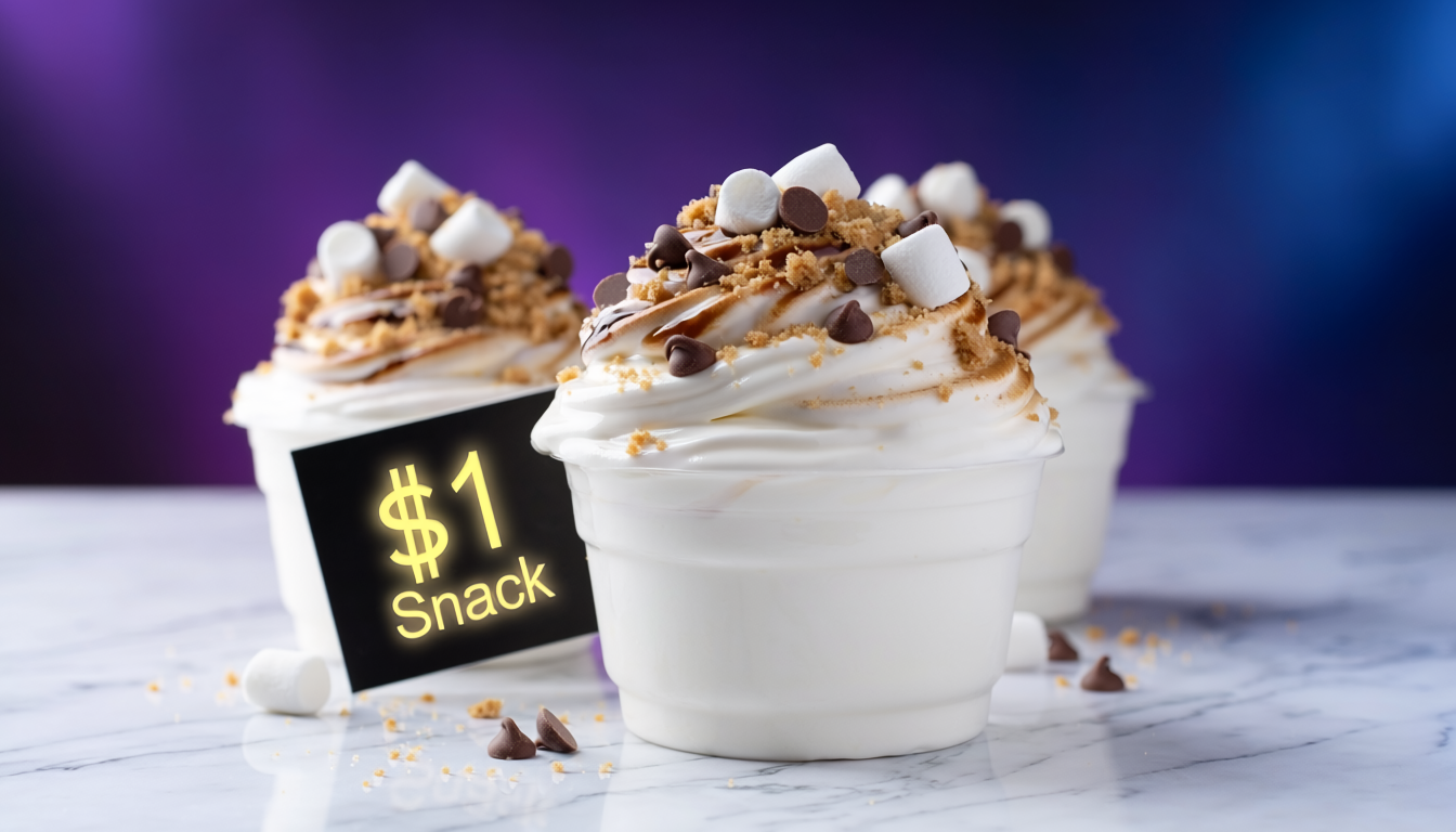 $1 Snack: S’mores Yogurt Crunch Cups