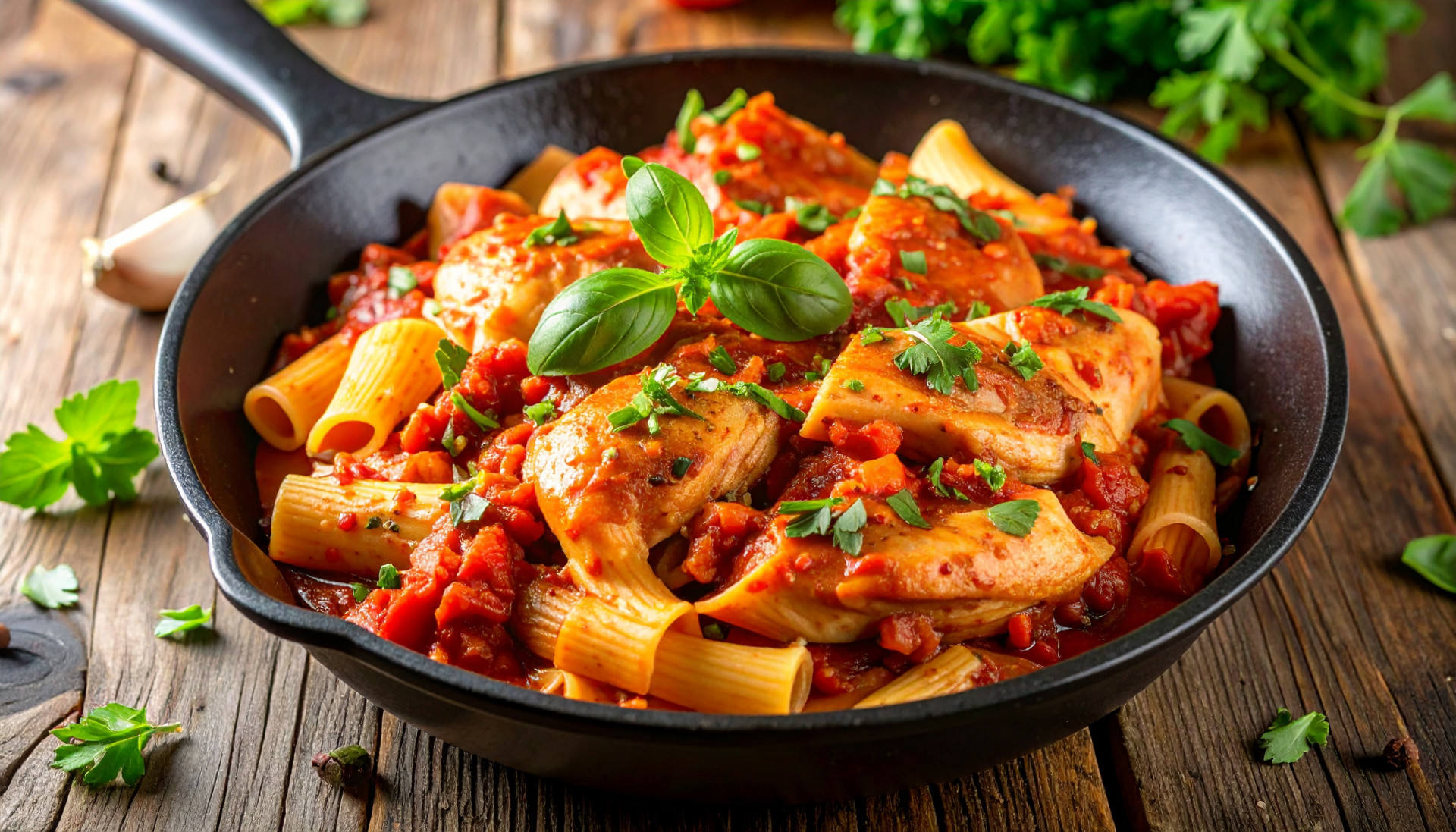 Turkey Pasta Skillet