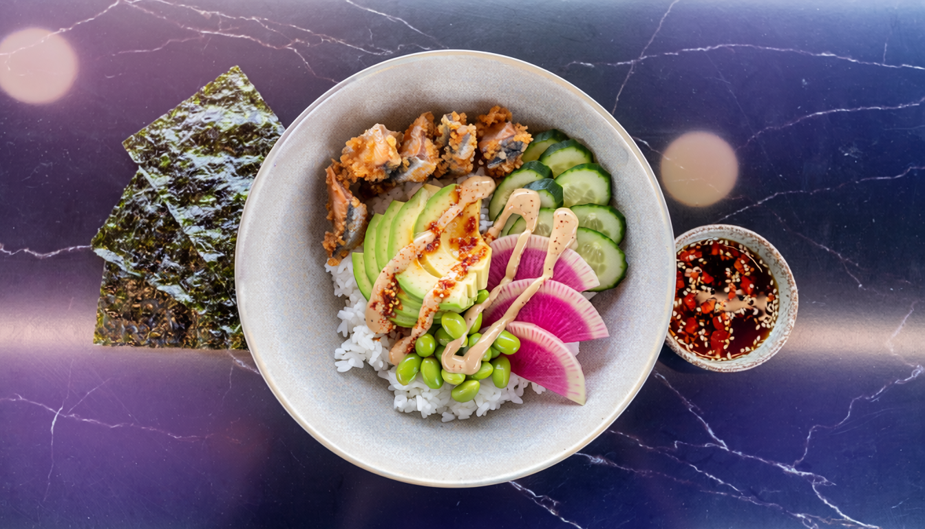 Viral Crispy Sardine Sushi Bowl