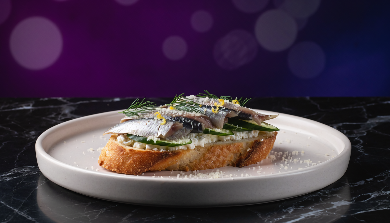 Viral Cottage Cheese Sardine Toast