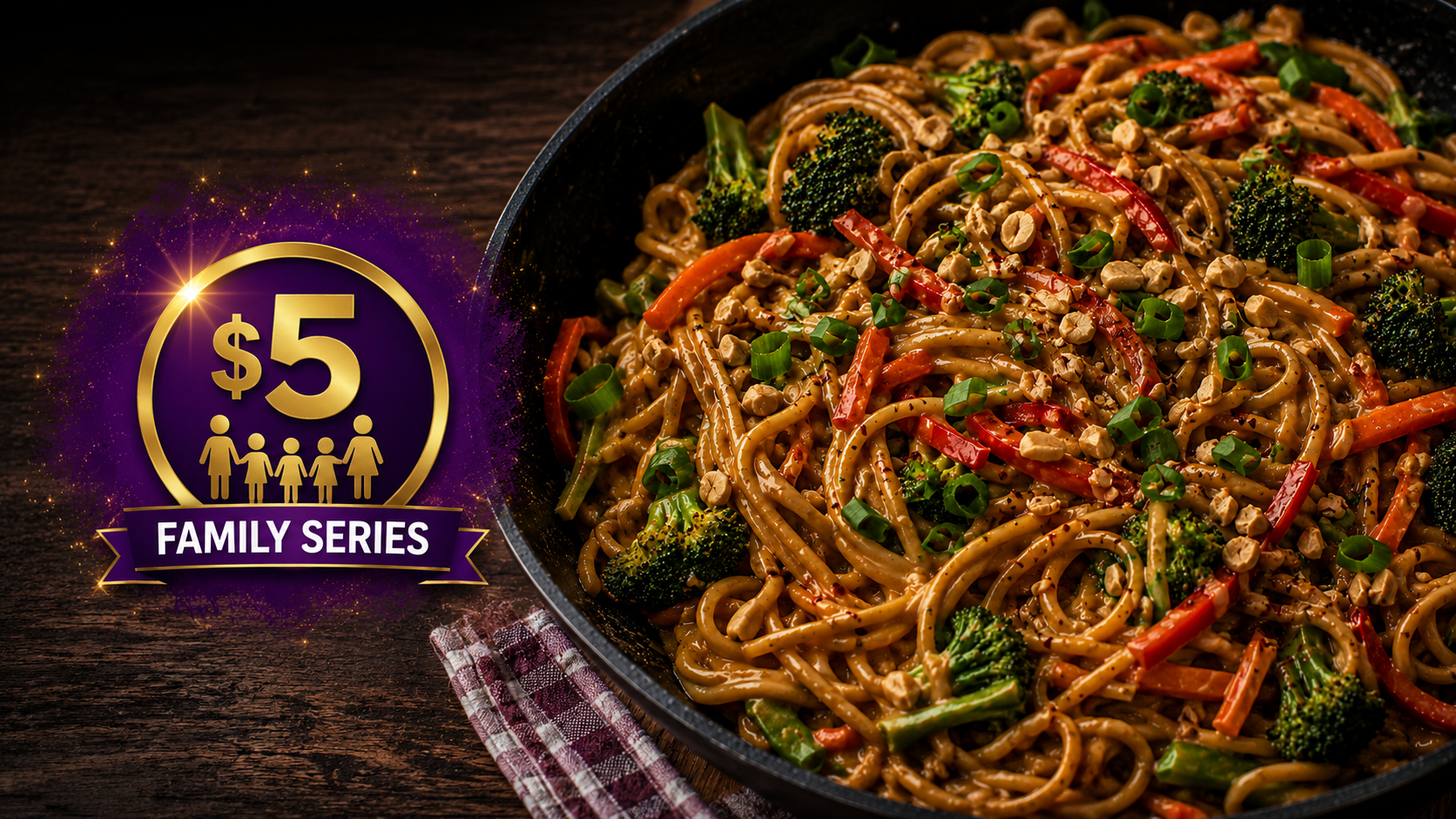 $5 Family Challenge: Peanut Noodle Stir-Fry