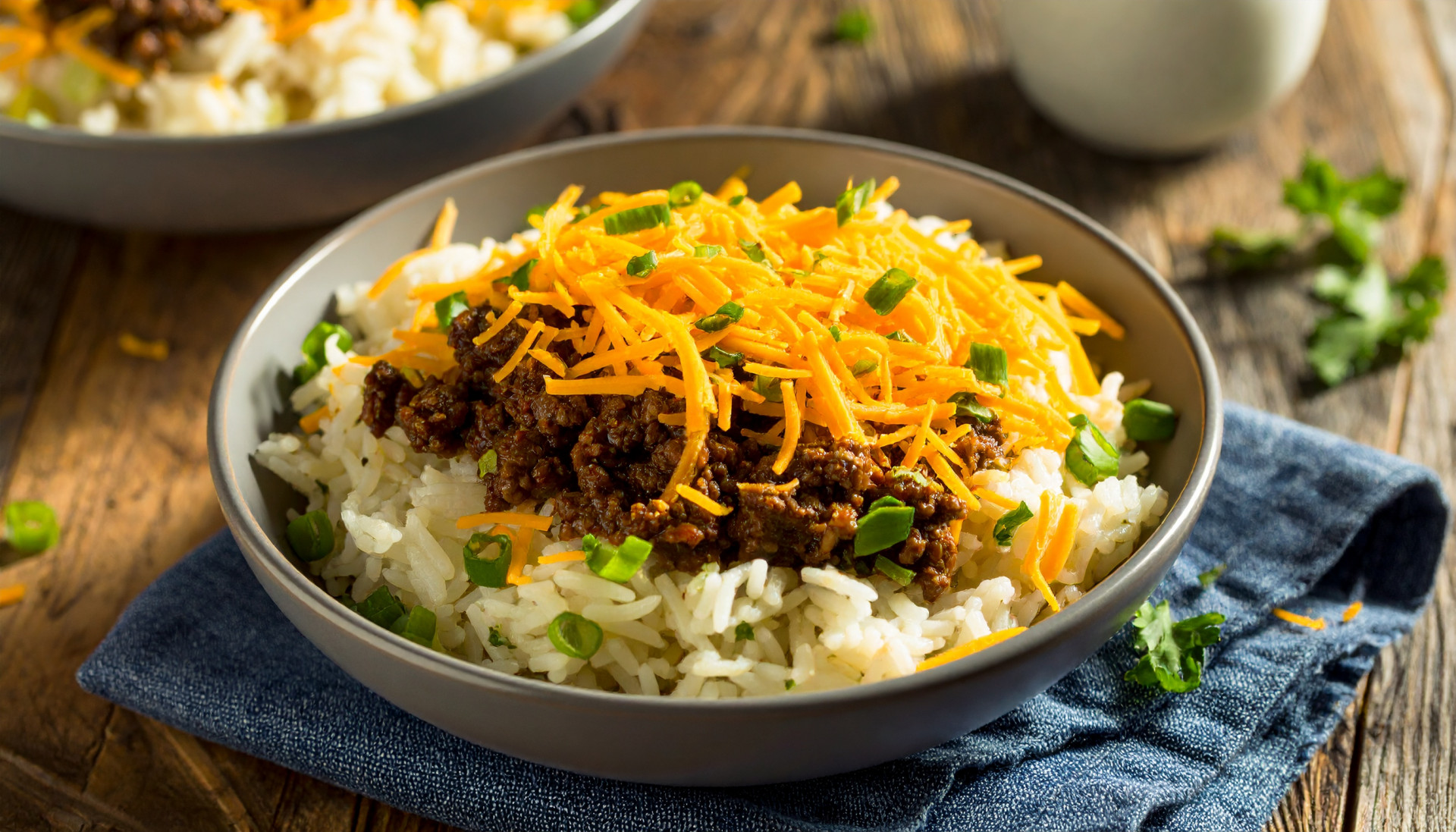Cheeseburger Rice Bowl