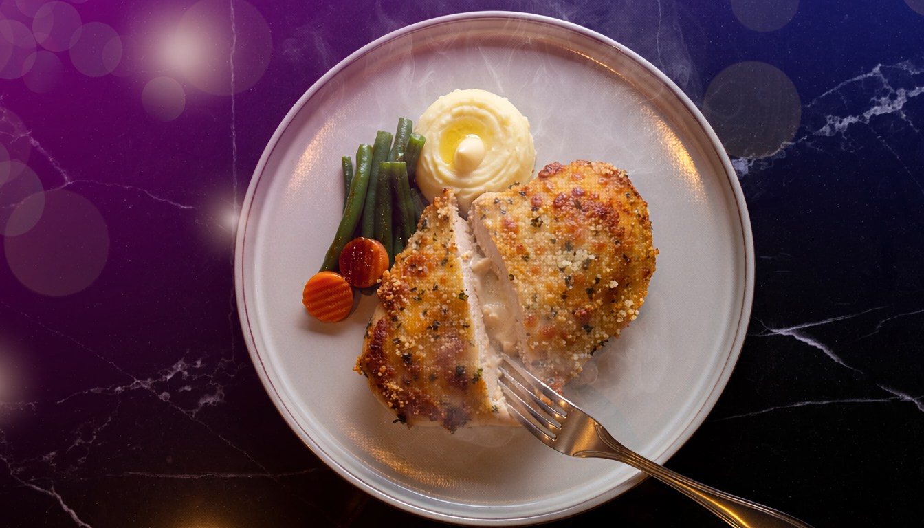 Longhorns Parmesan Crusted Chicken