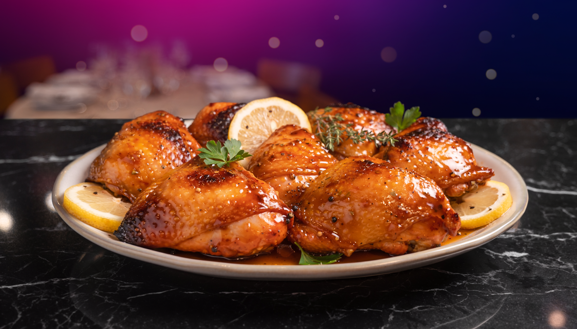 Honey Garlic Lemon Pepper Chicken