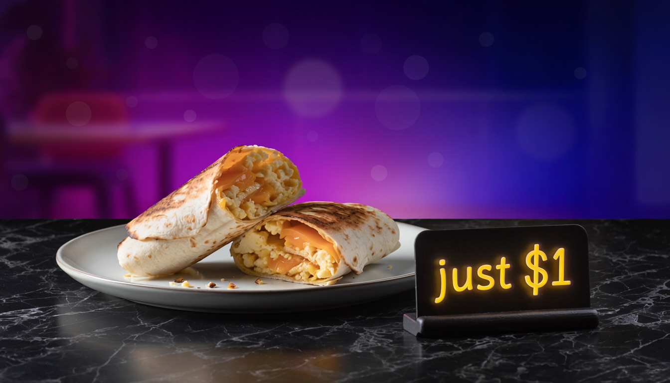 $1 Crispy Tortilla Breakfast Roll-Ups