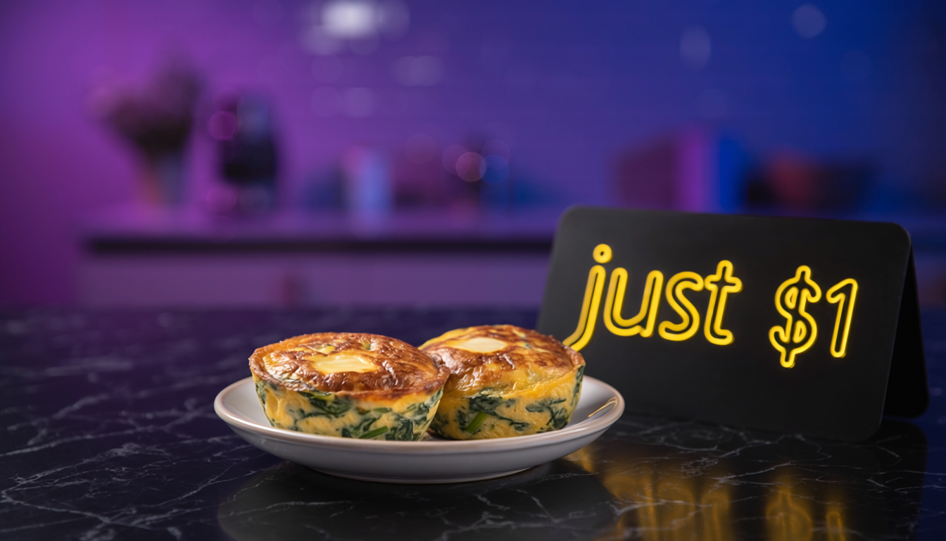 $1 Budget Starbucks-Style Egg Bites