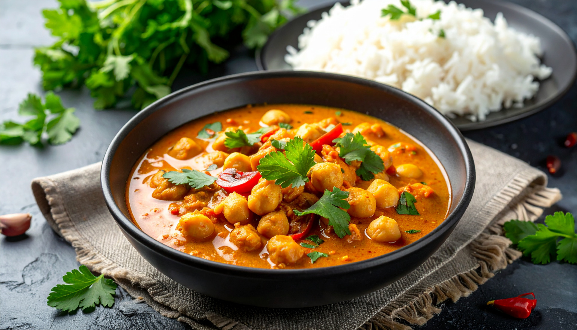 Simple Chickpea Coconut Curry