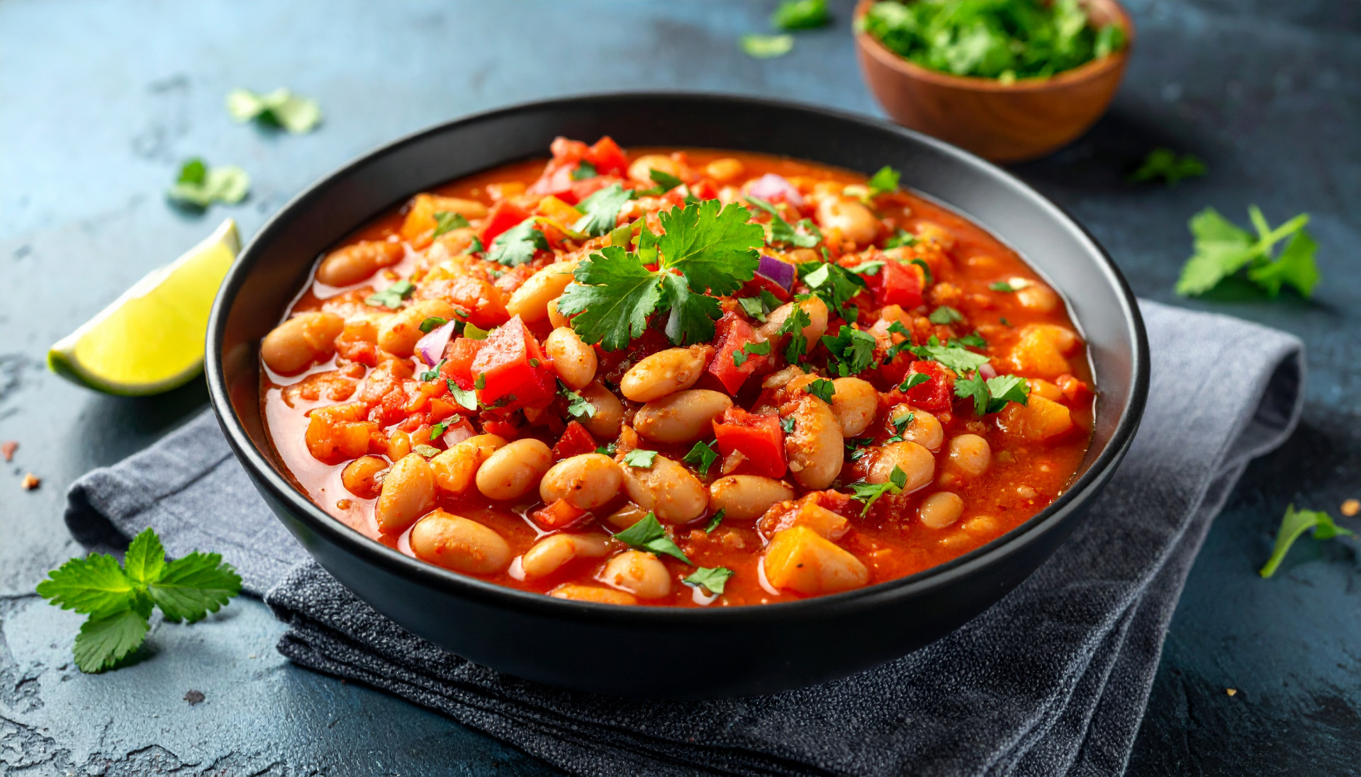 Warm Beans Salsa Bowl